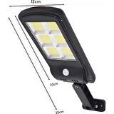 Gaman 120 Led 3 Mod Solar Güneş Enerjili Sokak Lambası Solar Bahçe Armatürü Aydınlatması 35cm Kumandalı