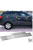 Chevrolet Captiva Krom Cam Çıtası 6 Prç. 2007 Üzeri P. Çelik