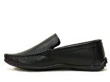 Punto Siyah Bağcıksız Mokasen Anatomik Comfort Ayakkabı