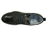 Luis Figo Siyah Beyaz Bağcıklı Anatomik Comfort Casual Sneakers Ayakkabı