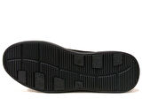 Dropland Siyah Lastik Bağcıklı Streçli Anatomik Comfort Ayakkabı