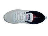 Jump Beyaz Lacivert Bağcıklı Sneakers Spor Ayakkabı