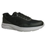 Kinetix Siyah Running Bağcıklı Spor Ayakkabı