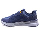 Jump Lacivert Turuncu Sneakers Bağcıklı Spor Ayakkabı