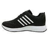 Hammer Jack Siyah Beyaz Sneakers Bağcıklı Spor Ayakkabı