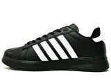 Wickers Siyah Beyaz Sneakers Spor Ayakkabı