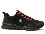 Lumberjack Siyah Turuncu Bağcıklı Sneakers Spor Ayakkabı