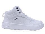 Kinetix Beyaz Bağcıklı Boğazlı Basket Sneakers Spor Ayakkabı