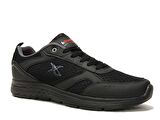Kinetix Siyah Kırmızı Bağcıklı Running Sneakers Spor Ayakkabı
