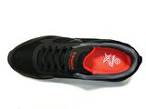 Kinetix Siyah Kırmızı Bağcıklı Running Sneakers Spor Ayakkabı