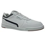 Kinetix Beyaz Gri Siyah Bağcıklı Sneakers Spor Ayakkabı