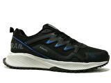 Kinetix Siyah Saks Mavi Gri Bağcıklı Sneakers Spor Ayakkabı