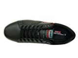 Jump Siyah Beyaz Kırmızı Bağcıklı Sneakers Spor Ayakkabı