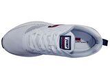 Jump Beyaz Lacivert Gri Bağcıklı Sneakers Spor Ayakkabı