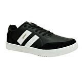 Jump Siyah Beyaz Bağcıklı Sneakers Spor Ayakkabı