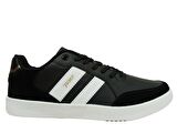 Jump Siyah Beyaz Bağcıklı Sneakers Spor Ayakkabı