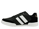Jump Siyah Beyaz Bağcıklı Sneakers Spor Ayakkabı