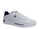 Jump Beyaz Lacivert Kırmızı Bağcıklı Sneakers Spor Ayakkabı