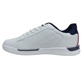 Jump Beyaz Lacivert Kırmızı Bağcıklı Sneakers Spor Ayakkabı