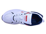 U.S. Polo ASSN. Beyaz Lacivert Kırmızı Bağcıklı Sneakers Spor Ayakkabı