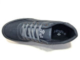 Dakırs Gri Füme Bağcıklı Keten Sneakers Spor Ayakkabı
