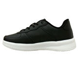 Wickers Siyah Beyaz Bağcıklı Sneakers Spor Ayakkabı