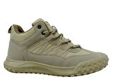 G-Class Bej Krem Bağcıklı Boğazlı Sneakers Spor Ayakkabı