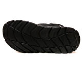 Apella Maxvel Siyah Cırtlı Tank Anatomik Comfort Sandalet