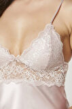 Pierre Cardin Saten Dantelli Gecelik 890 Pudra