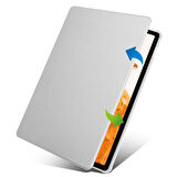 Gpack Samsung Galaxy Tab S9 Plus SM-x810 Kılıf Standlı Katlanabilir Pu Silikon tf2