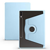 Gpack Samsung Galaxy Tab S9 Plus SM-x810 Kılıf Standlı Katlanabilir Pu Silikon tf2