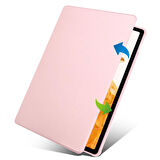 Gpack Samsung Galaxy Tab S9 Plus SM-x810 Kılıf Standlı Katlanabilir Pu Silikon tf2