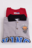 Erkek Çocuk 2'li Paket Basic Sweatshirt