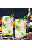 2 Adet Y38 420 ml Vintage Hobnail Bardak Antika Boncuk Kabartmalı Kahveviski