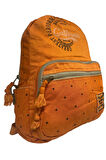 Kaliteli Renkli Vintage Disayn Günlük Sırt Gezi Okul Seyahat Çantası 31 cm x 41 cm
