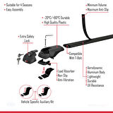 Peugeot Partner 3 2019-2022 Arası ile Uyumlu ACE-1 Ara Atkı Tavan Barı Siyah 2 Adet