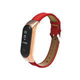 Zore Xiaomi Mi Band 4 KRD-07 Uyumlu Deri Kordon