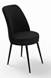 Rovena Leona Siyah Mermer 80x132 Açılabilir Mdf Mutfak Masası Takımı 4 Adet Sandalye + 1 Bench
