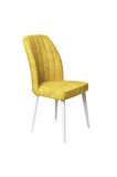 Rovena Zeta Beyaz Mermer 80x132 Açılabilir Mdf Mutfak Masası Takımı 4 Adet Sandalye + 1 Bench