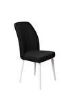 Rovena Zeta Beyaz Mermer 80x132 Açılabilir Mdf Mutfak Masası Takımı 4 Adet Sandalye + 1 Bench