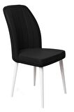Rovena Zeta Beyaz Mermer 80x132 Açılabilir Mdf Mutfak Masası Takımı 6 Adet Sandalye