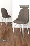 Rovena Vals Beyaz 80x132 Açılabilir Mdf Mutfak Masası Takımı 4 Adet Sandalye+1 Bench