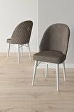 Rovena Marsilya Beyaz Mermer 80x132 Açılabilir Mdf Mutfak Masası Takımı 4 Adet Sandalye+1 Bench