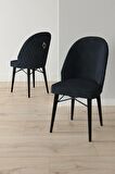 Rovena Marsilya Siyah Mermer 80x132 Açılabilir Mdf Mutfak Masası Takımı 4 Adet Sandalye+1 Bench