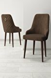Rovena Eylül Meşe 80x132 Açılabilir Mdf Mutfak Masası Takımı 4 Adet Sandalye