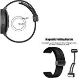 Gpack Amazfit Cheetah Pro Kordon Silikon Mıknatıslı Ayarlanabilir HS19