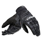 Dainese Carbon 4 Black Kısa Deri Eldiven SİYAH