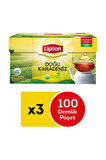 Lipton Doğu Karadeniz Demlik Poşet Çay 100'lü X 3 Adet