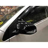 Sts Oto Aksesuar Toyota Verso 2014-2017 Batman Yarasa Ayna Kapağı Piano Black Abs Plastik