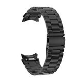 Gpack Samsung Galaxy Watch 6 Classic 47mm Kordon Aparatlı Metal Sıralı Kordon KRD 04